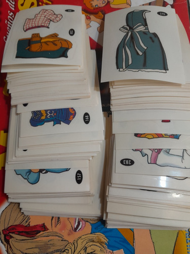 Figuritas Del Álbum Sueños De Muñecas Para Vestir. Lote X 10