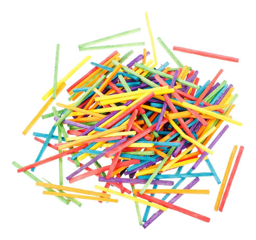 Artibetter 100pcs Coloridos Fósforos De Madera De Madera De