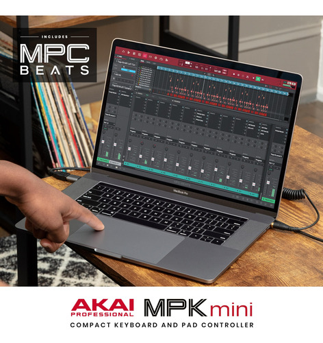 Controlador De Teclado Usb Midi Akai Professional Mpk Mini M