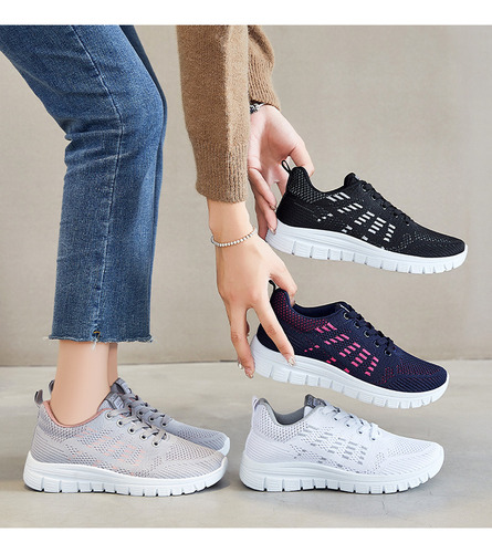 Zapatillas De Tenis Malla Cómodas Y Transpirables For Mujer