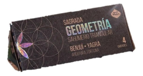 Sahumerio Triangular Geometría Sagrada Madre X 1 Unidad Fragancia Yagra