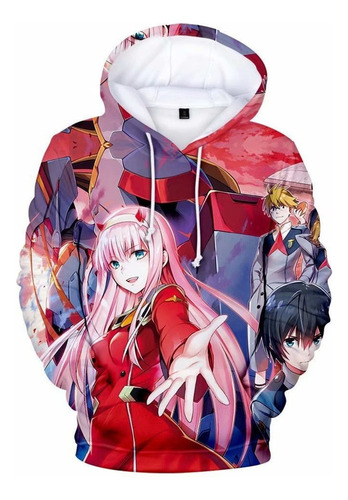 Sudadera Darling En El Franxx Zipperless Hoodie Hiro 02