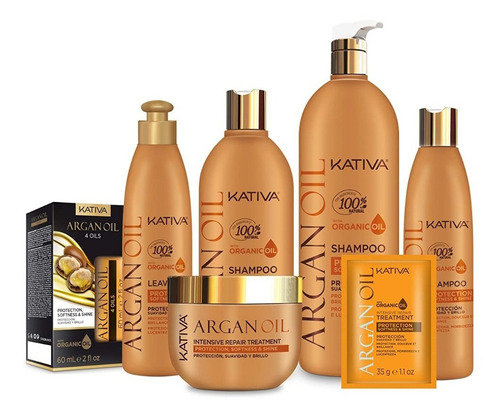 Kativa Shampoo Argan Oil Protección & Brillo 355ml