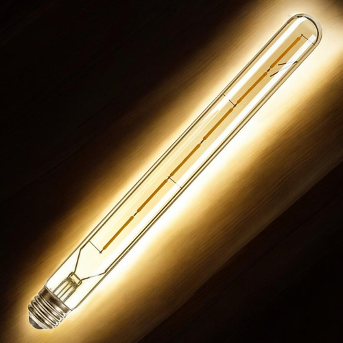 5 Pack Foco Led Vintage Tipo Tubo 4w E27 Super Diseño Mg Luz Luz Calida 2700k