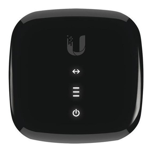 Modem roteador Ubiquiti UFiber UF‑LOCO preto ONU Ubiquiti Ufiber GPON 2P 1G UF-LOCO I