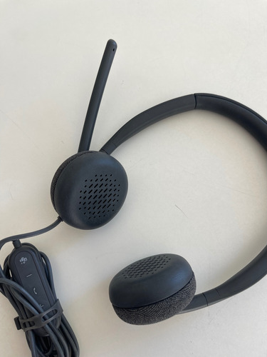 Headset Com Fio Dell Wh3024 Com Cancelamento De Ruído Cinza/preto (Usado)