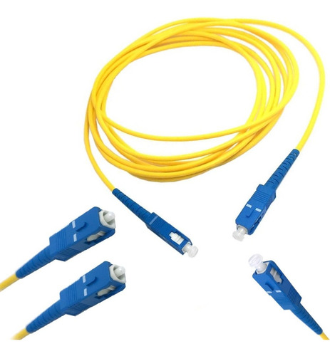 Cable Patch Cord Fibra Optica Om3 3.0mm Sc-sc 50db 9/125 20m
