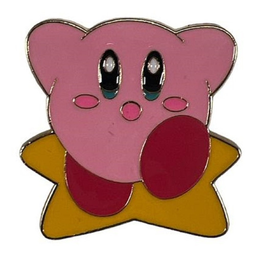 Pins Nintendo Broche Metálico 3cm Kirby Estrella