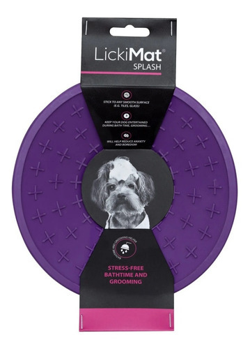 Alfombra Comedero Para Perro Lickimat Splash  Laika Color Purpura