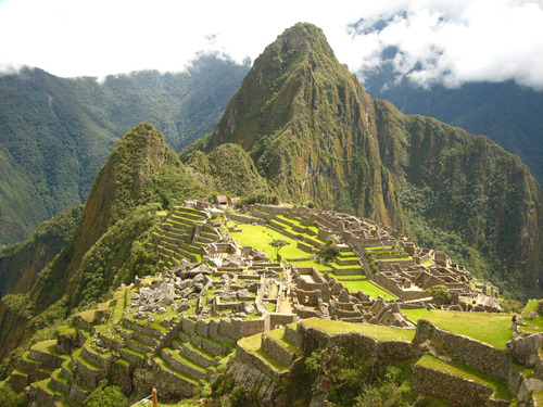 Vinilo Decorativo 50x75cm Machu Picchu Peru Inca Cultura M2