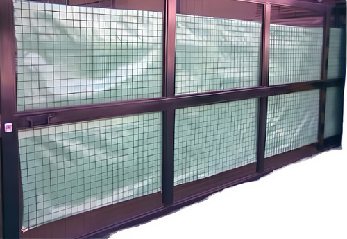 Cubre Cerco Rafia Verde 1.80m Rollo 5m Lineales Verde
