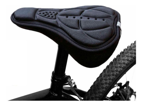 Forro Cubre Asiento Bicicletas Tipo Gel Reflectante