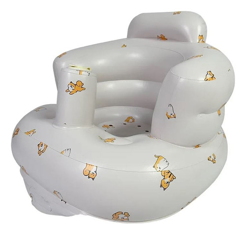 Asiento Inflable Bebé Portátil Para Comer, Baño O Recreación