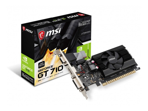 Tarjeta Grafica Msi Geforce Gt 710 2 Gb Ddr3 Pci Express 16x