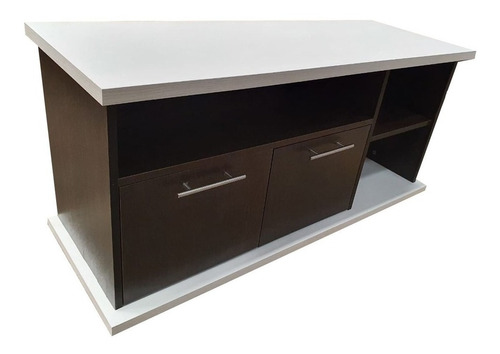 Mueble Rack Tv Chico Living Moderno 112 X 55 X 40 Cm Modular