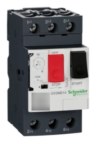 Disjuntor Motor Termomagnético Tesys Gv2me07 1.6-2.5a -