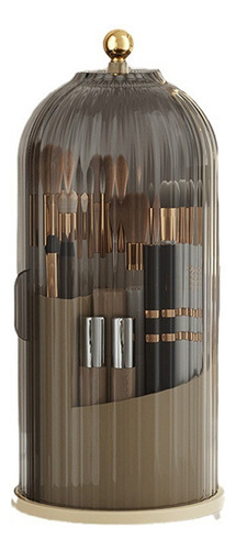Organizador De Maquillaje I4 Con Tapa, Giratorio 360, Transp