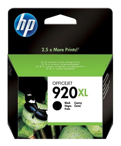 Cartucho Tinta Hp 920xl Cd975ae Officejet 6000 7000 Negro