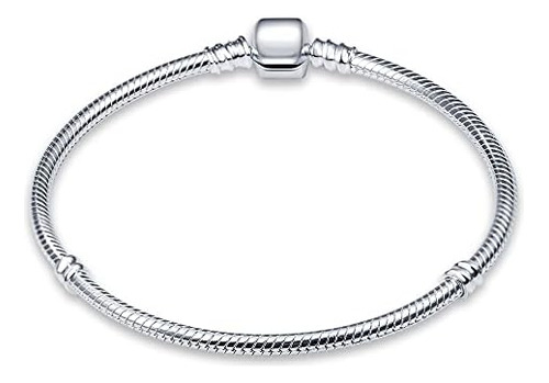 Kunsir Pulsera De Serpiente Para Dijes De Pandora, Joyería C