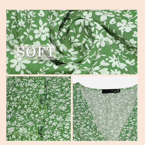 Vestido Corto Casual Fresco Estampado Rayas Línea