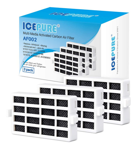 Icepure W10311524 - Filtro De Aire De Repuesto Para Whirlpoo