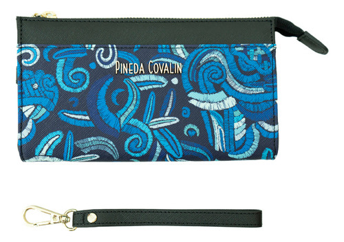 Bolsa Cheen Pineda Covalin Diseño Quetzalcóatl Marino Color Marinobcsq