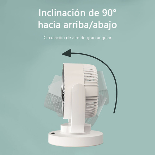Ventilador Mini De Escritorio Portatil Circulación De Aire