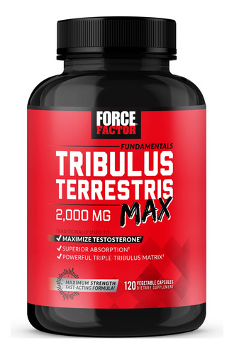 Force Factor Tribulus Terrestris Max Para Hombres, Testoster