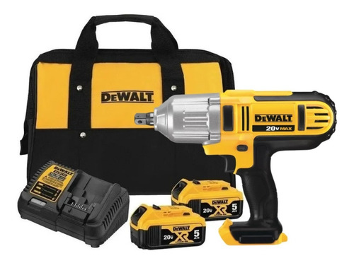 Chave De Impacto 20v 2 Baterias Xr 5ah Dewalt Dcf889 E Bolsa