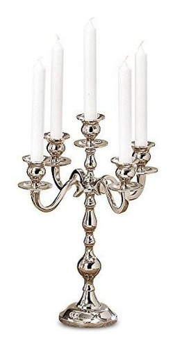 Whw Whole House Worlds Hamptons Candelabro De Plata De Cinco