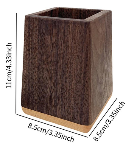Soporte Para Lápiz De Escritorio De Madera Para El Soporte