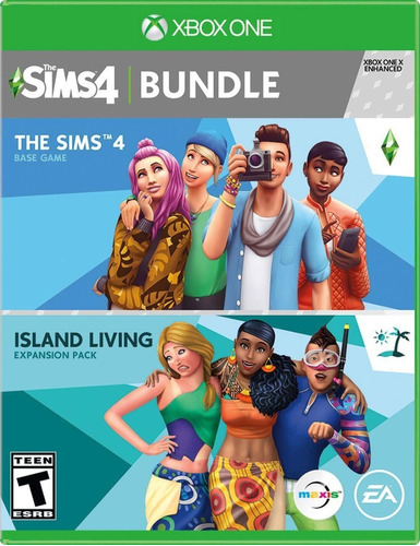 Los Sims 4 + Island Living Expansion Xbox One Media Física