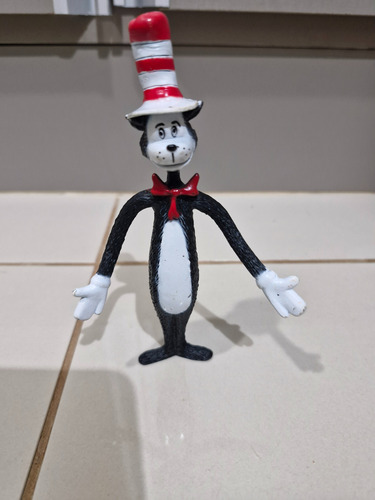 Boneco Cat In The Hat - Gato De Chapéu- 14cm (Usado)