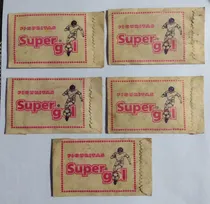 Comprar Lote De 5 Sobres Cerrados De Figuritas De Fútbol Supergol 