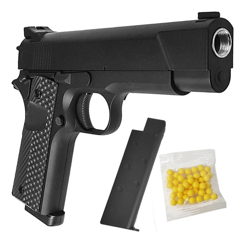 Imagen 3 de 10 de Pistola Airsoft Colt 1911 6 Mm Full Metal - Spring