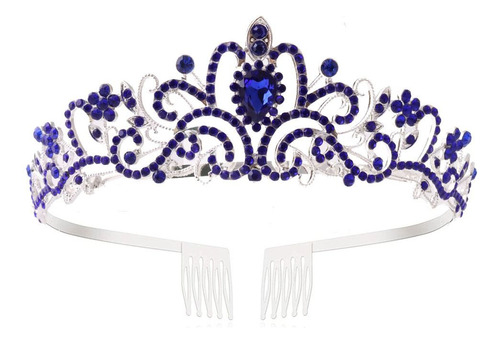 Tiara De Cristal Con Forma De Corona De Peinado, Corona De D