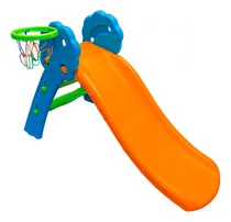 Comprar Tobogán Infantil Plástico Mediano P\u002Fniño + Aro Basket El Rey