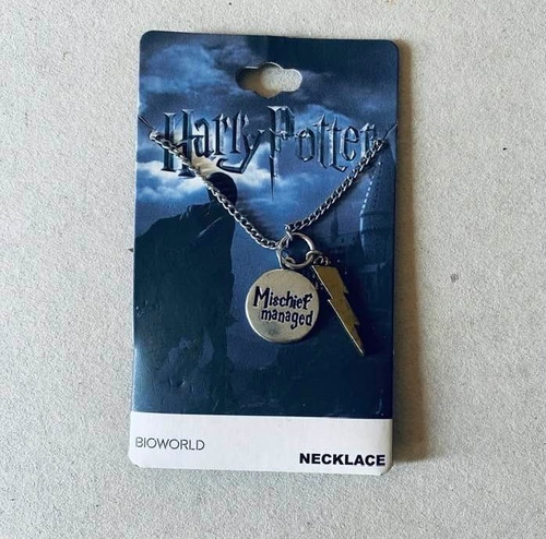 Imagen 1 de 2 de Collar Harry Potter - Mischief Managed Oficial Bioworld