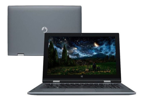 Notebook Positivo Zr3630 Intel Celeron 4gb Hd 32gb Flash Cor Cinza