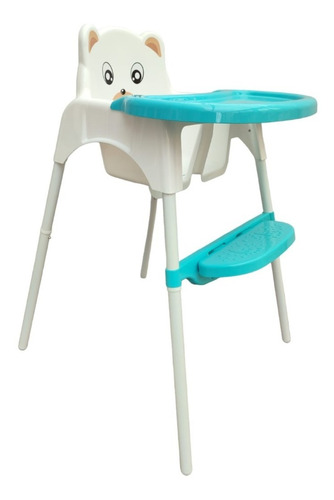 Silla Comedor De Bebe 2 En 1 Doble Altura  Practico