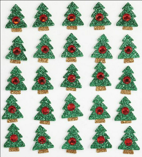 Stickers Navideños Dimensionales  Para Árbol De Navidad