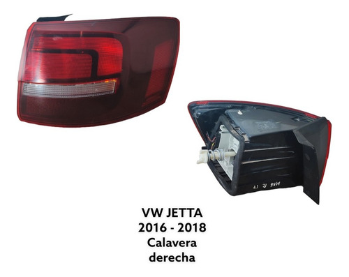 Calavera Derecha Vw Jetta 2016 - 2018 Usada Original