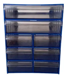 Comprar Organizador Gaveteiro Azul Multiuso Novo Magus Cg508/5 no Mercado Livre