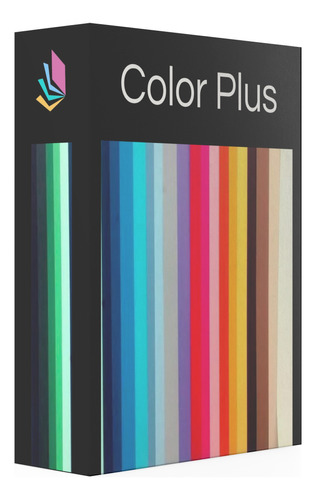 Papel Color Plus Liso 180g Scrapbook  30,5x30,5 250 Folhas