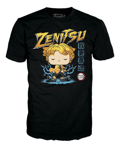 Funko Pop Tee Demos Slayer Zenitsu Agatsuma Tamanho P