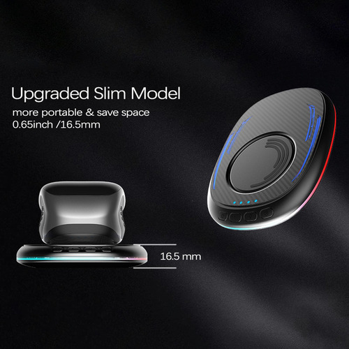 Zg Dispositivo De Movimentação De Mouse, Movimento Preto