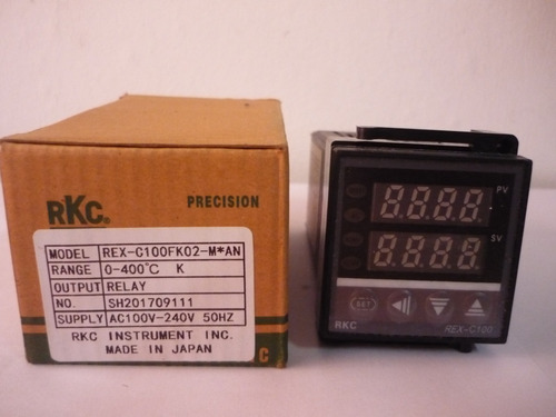 Controlador De Temperatuta Rex - C100fk02  Relay