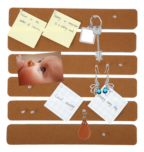 Tablero Decorativo Con Tiras De Fieltro Transparentes, 6 Uni