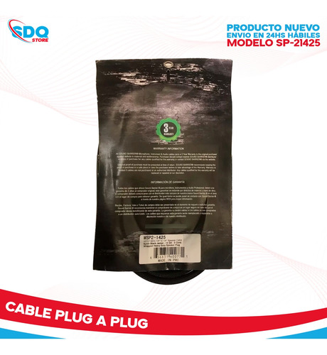 Cable De Parlante Escenario Mallado 7.5m Semirígido Superior