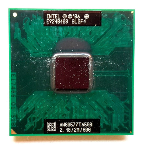 Processador Notebook Intel Core 2 Duo Slgf4 T6500 2m 800